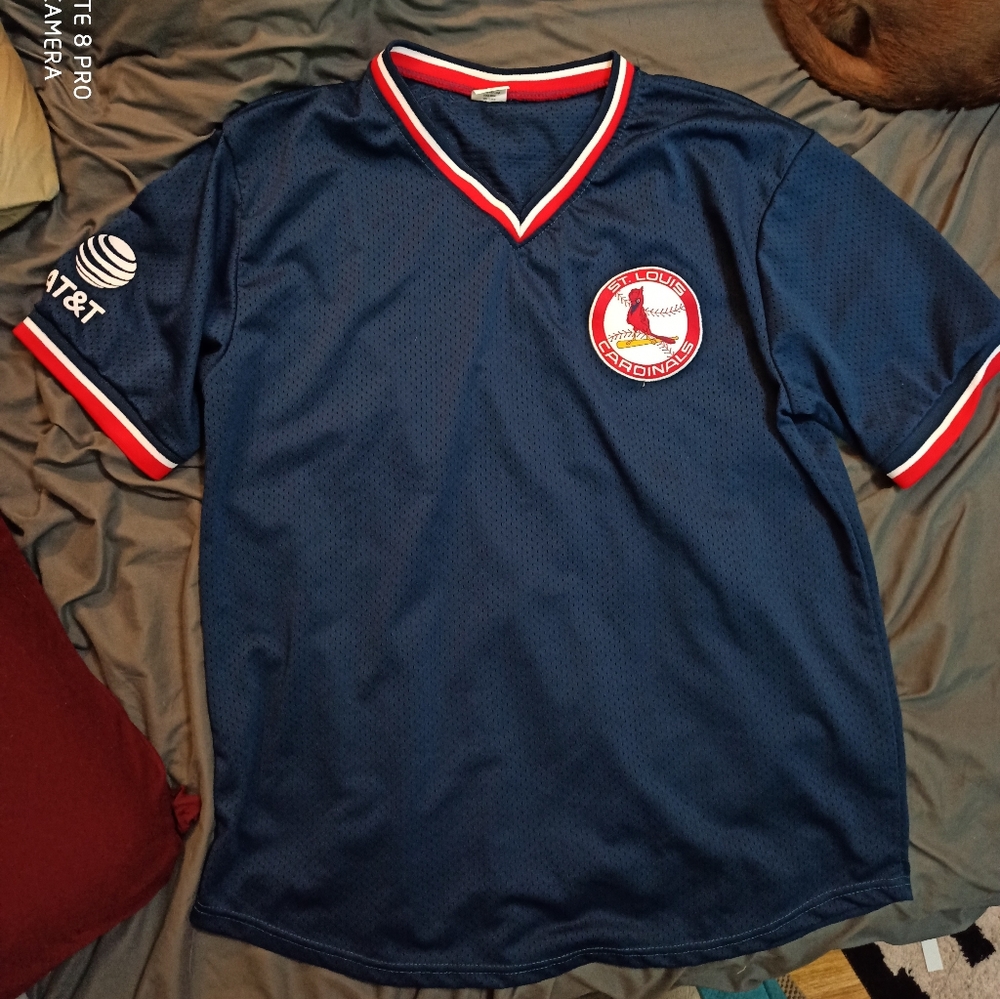 Unisex XL Blue Mesh Cardinals Jersey